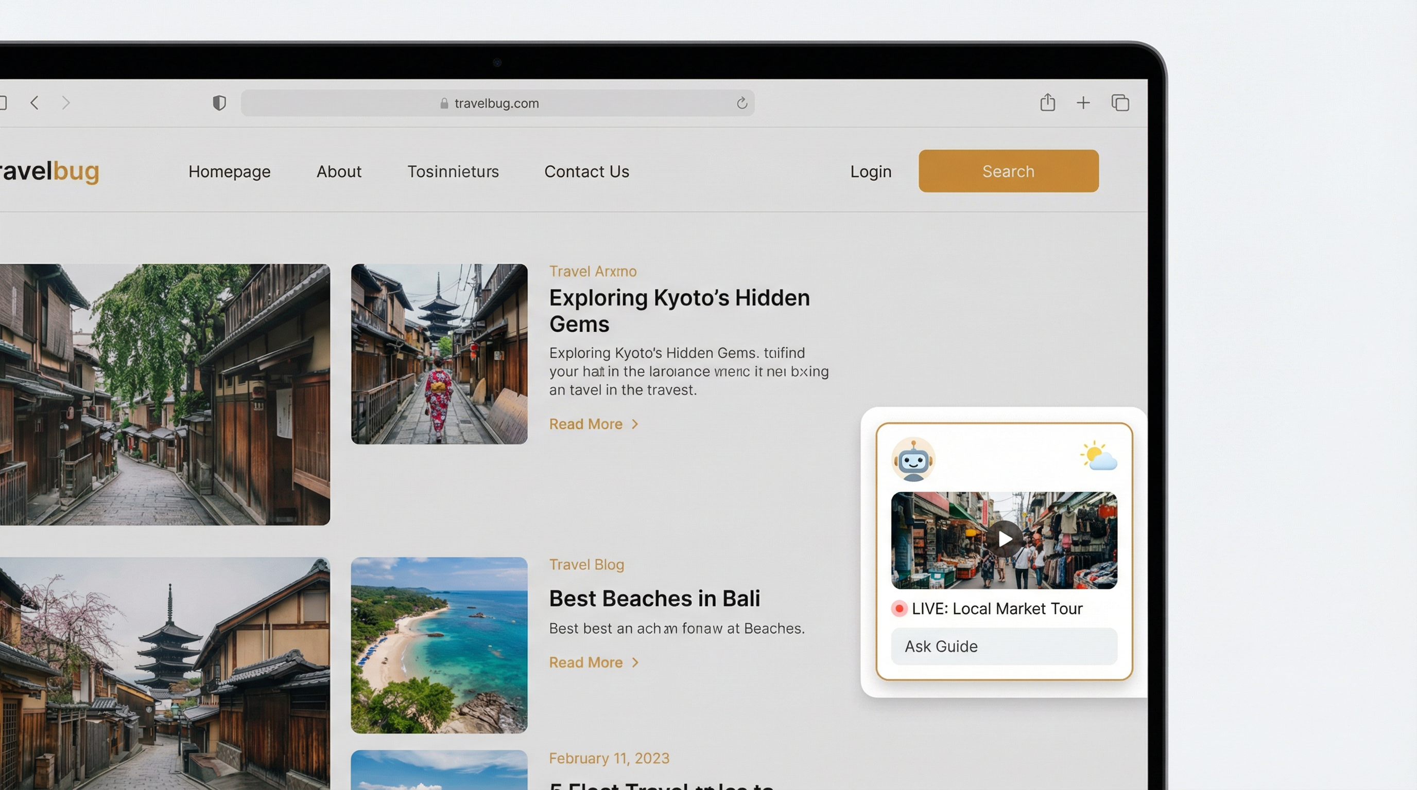 Widget 嵌入示意圖
